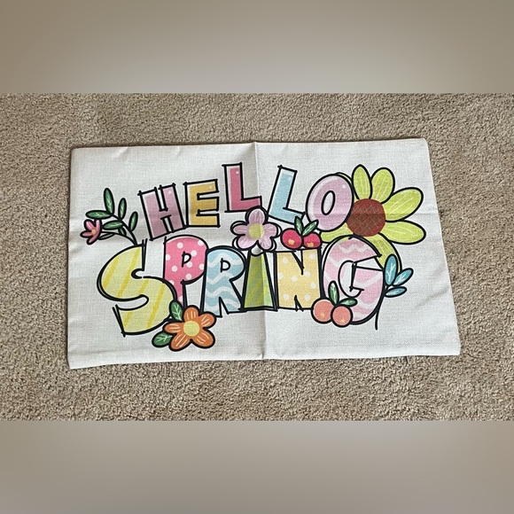 Hello Spring Pillow Cover - Picture 1 of 2